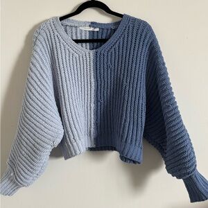 Altar'd State Dual-Blue Knit Sweater